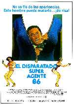 carátula carteles de El Disparatado Agente 86