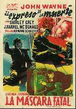 carátula carteles de El Expreso De La Muerte - 1932 - La Mascara Fatal