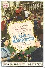 carátula carteles de El Hijo De Montecristo - V4