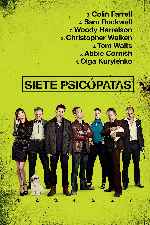 carátula carteles de Siete Psicopatas - V2