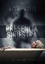 carátula carteles de Presencia Siniestra