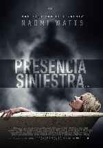 carátula carteles de Presencia Siniestra - V2