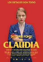 carátula carteles de Claudia