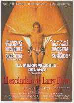 carátula carteles de El Escandalo De Larry Flynt