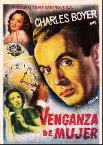 carátula carteles de Venganza De Mujer - 1947 - V2