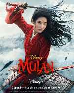 carátula carteles de Mulan - 2020 - V09