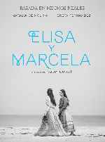 carátula carteles de Elisa Y Marcela