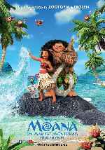 carátula carteles de Moana - Un Mar De Aventuras - V8