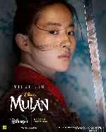 carátula carteles de Mulan - 2020 - V12