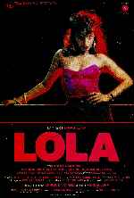 carátula carteles de Lola - 1985
