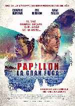 carátula carteles de Papillon - La Gran Fuga