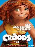 carátula carteles de Los Croods - V09