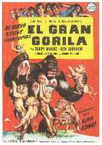 carátula carteles de El Gran Gorila