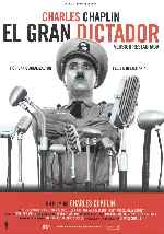 carátula carteles de El Gran Dictador - V2