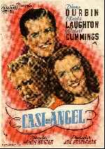 carátula carteles de Casi Un Angel - 1941