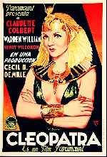 carátula carteles de Cleopatra - 1934 - V7