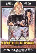 carátula carteles de Duelo Final - 1980