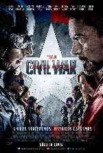 cartula carteles de Capitan America - Civil War - V18