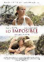 carátula carteles de Lo Imposible - V5