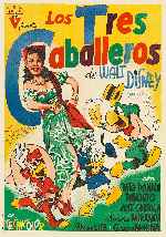 carátula carteles de Los Tres Caballeros - V4