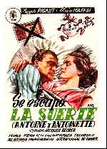 carátula carteles de Se Escapo La Suerte
