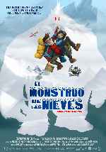 cartula carteles de El Monstruo De Las Nieves - V3
