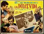 cartula carteles de La Dulce Vida - 1960