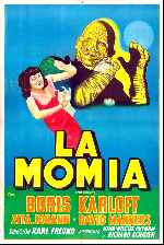 cartula carteles de La Momia - 1932