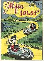 carátula carteles de Al Fin Solos - 1955