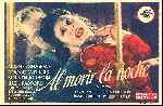 carátula carteles de Al Morir La Noche - V2