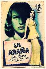 carátula carteles de La Arana - 1947 - V2