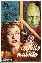 carátula carteles de El Castillo Maldito
