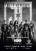 cartula carteles de La Liga De La Justicia De Zack Snyder - V2