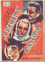 carátula carteles de Crimen Y Castigo - 1935 - V2