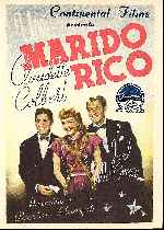 carátula carteles de Un Marido Rico