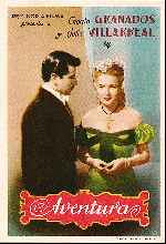 carátula carteles de Aventura - 1945