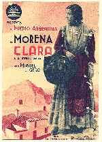 carátula carteles de Morena Clara - 1936 - V2
