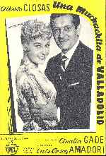 carátula carteles de Una Muchachita De Valladolid