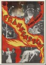 cartula carteles de Frankenstein - 1931 - V4