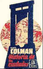 carátula carteles de Historia De Dos Ciudades - 1935 - V2