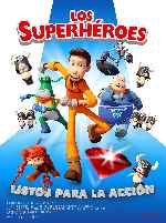 carátula carteles de Los Superheroes - V2