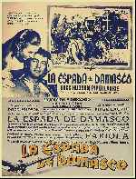 carátula carteles de La Espada De Damasco - V3