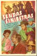 carátula carteles de Sendas Siniestras