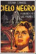 carátula carteles de Cielo Negro - 1951 - V2