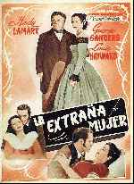 carátula carteles de La Extrana Mujer