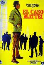 carátula carteles de El Caso Mattei