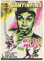 carátula carteles de Romeo Y Julieta - 1943