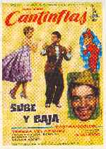 carátula carteles de Cantinflas - Sube Y Baja