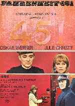 cartula carteles de Fahrenheit 451 - 1966