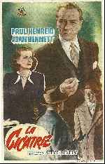 carátula carteles de La Cicatriz - 1948 - V2